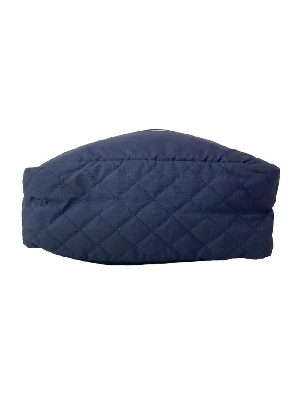 Chanel Backpack Quilted Dark Navy White